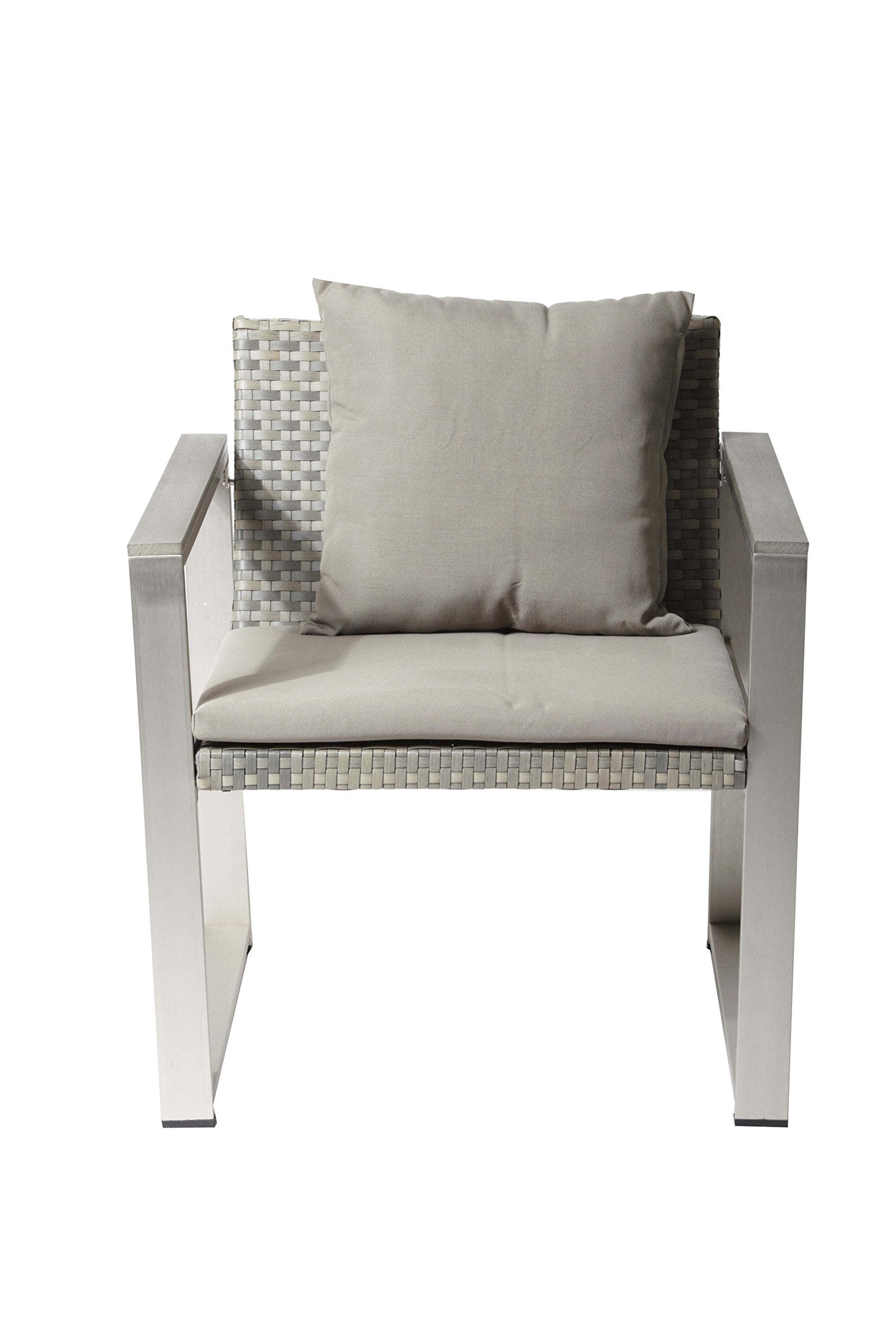 Pangea Home Chester Ch Brshgy Chair, Grey