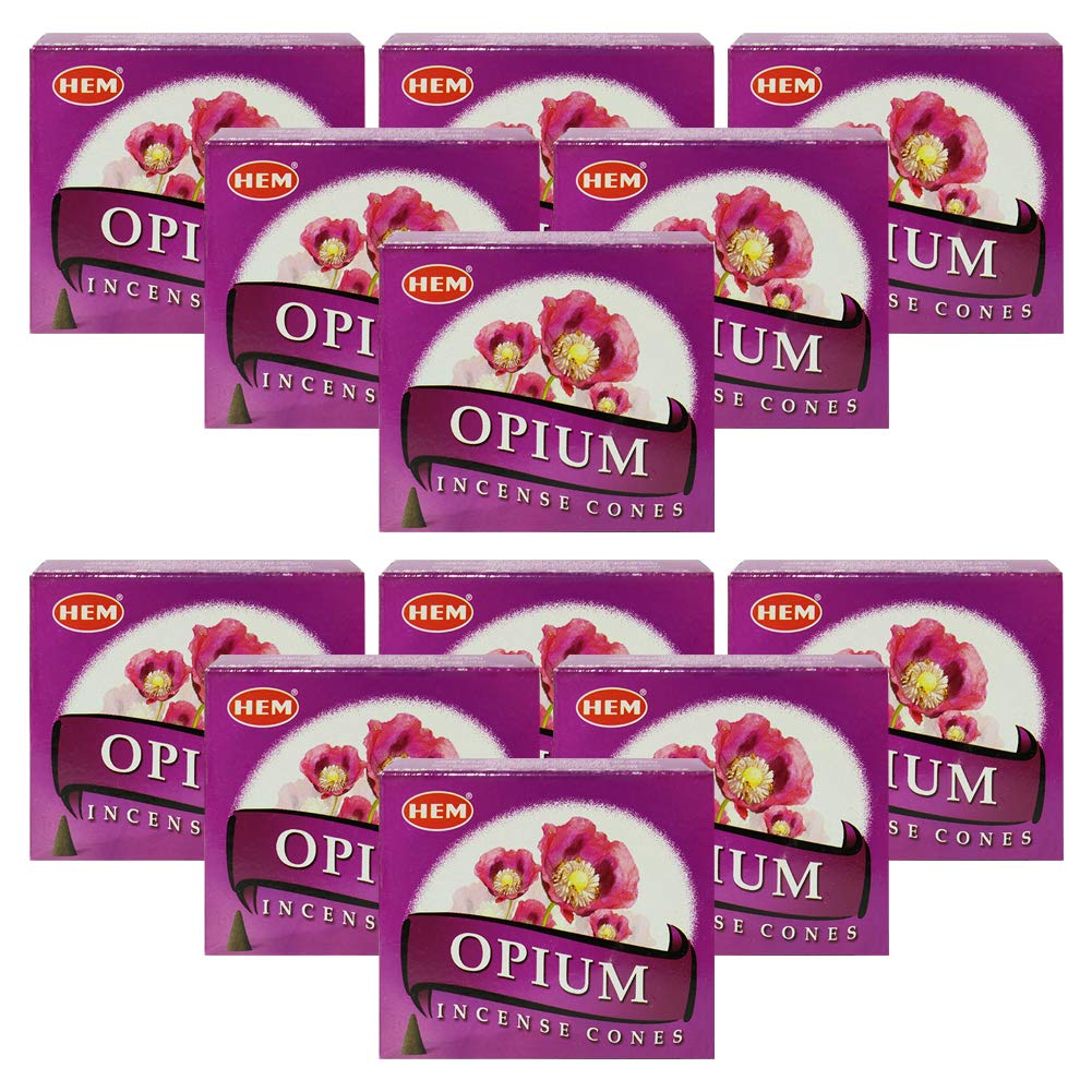 Opium Incense Cones And Cone Incense Burner Bundle Insence Insense Hem Incense