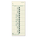 Tops 1256 Acroprint/Cincinnati/Lathem/Simplex/Stromberg Time Card 3 1/2 X 9, 500/Box