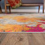 Rugshop Sky Collection Modern Abstract Area Rug 4' X 6' Multi