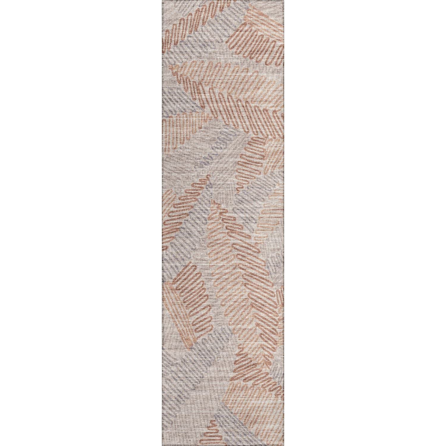 Sedona Sn11 Beige Transitional Rug Runner 2' 3" X 7 ' 6"