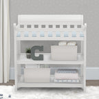 Delta Children Eclipse Changing Table With Changing Pad, White