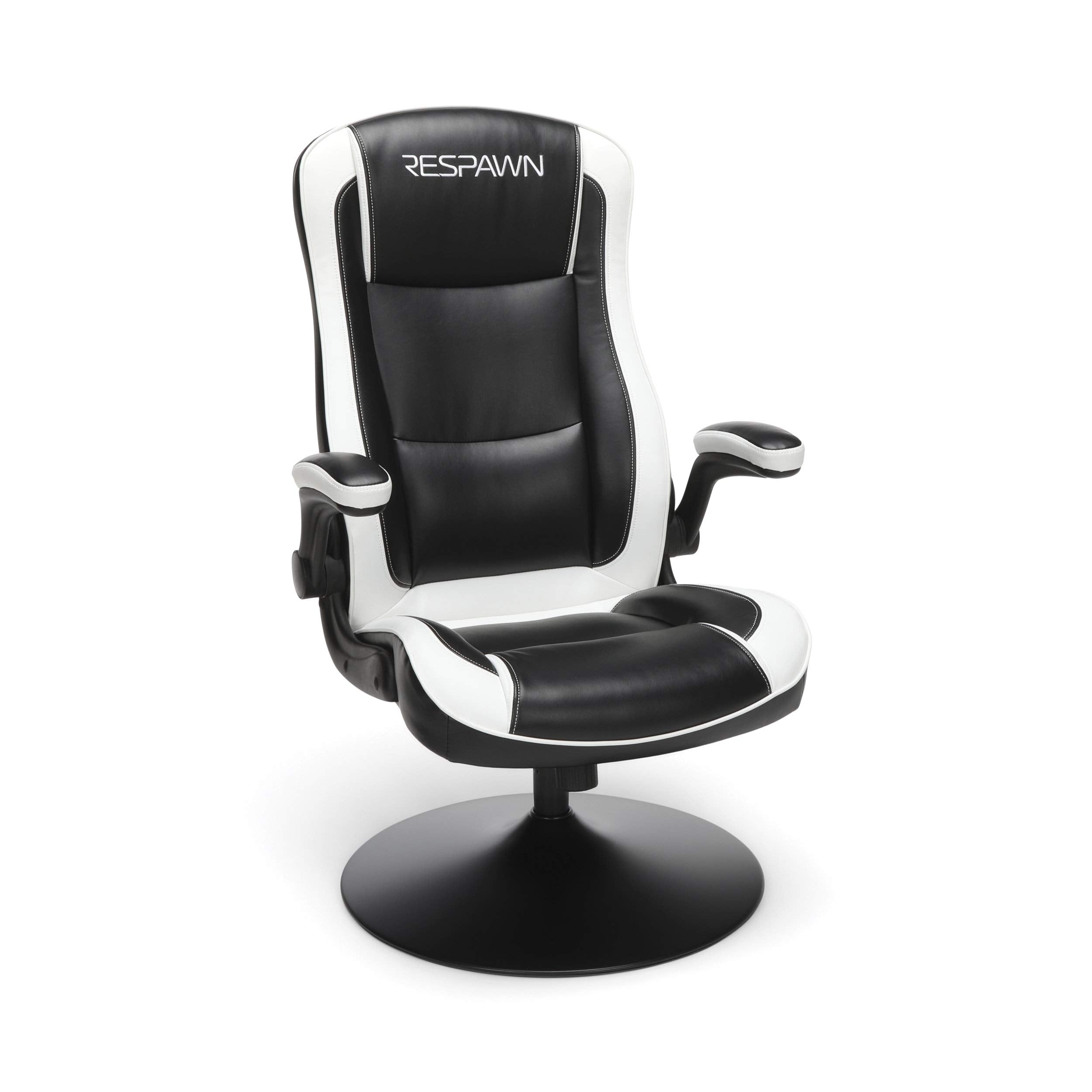 RESPAWN RSP-800 Racing Style Rocker, Rocking Gaming Chair, adjustable, Leather, Gray