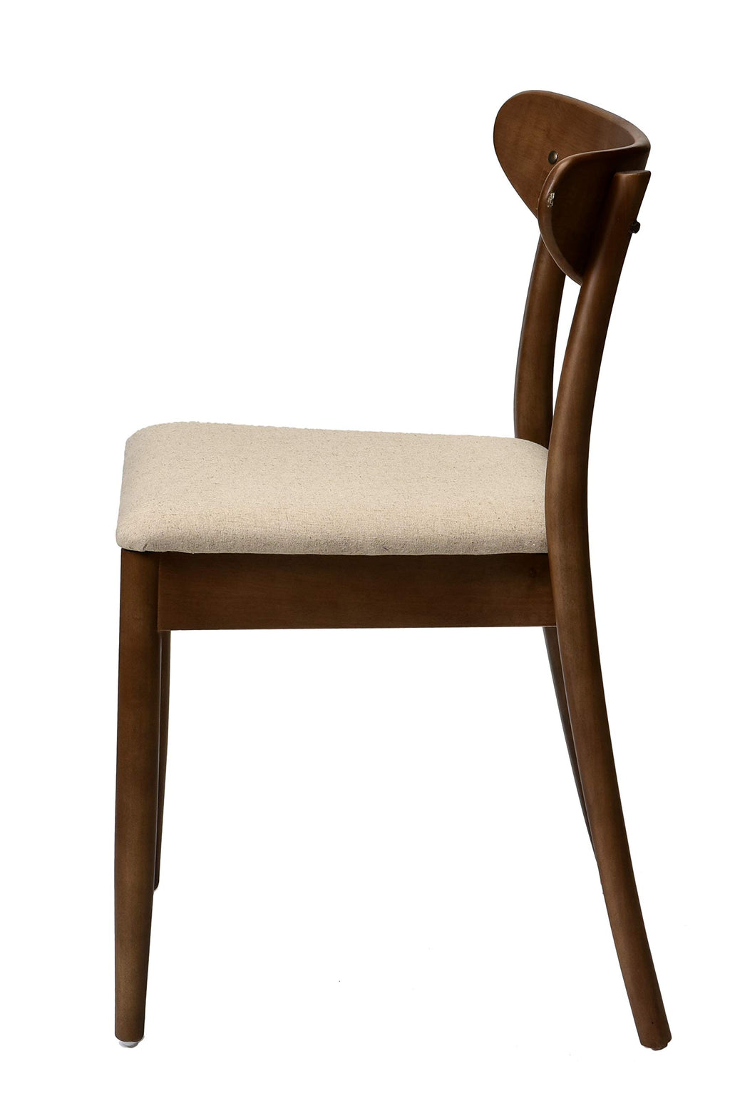 Commercial Seating Products Mid Century Café Dark Walnut Dining Chairs