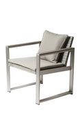 Pangea Home Chester Ch Brshgy Chair, Grey