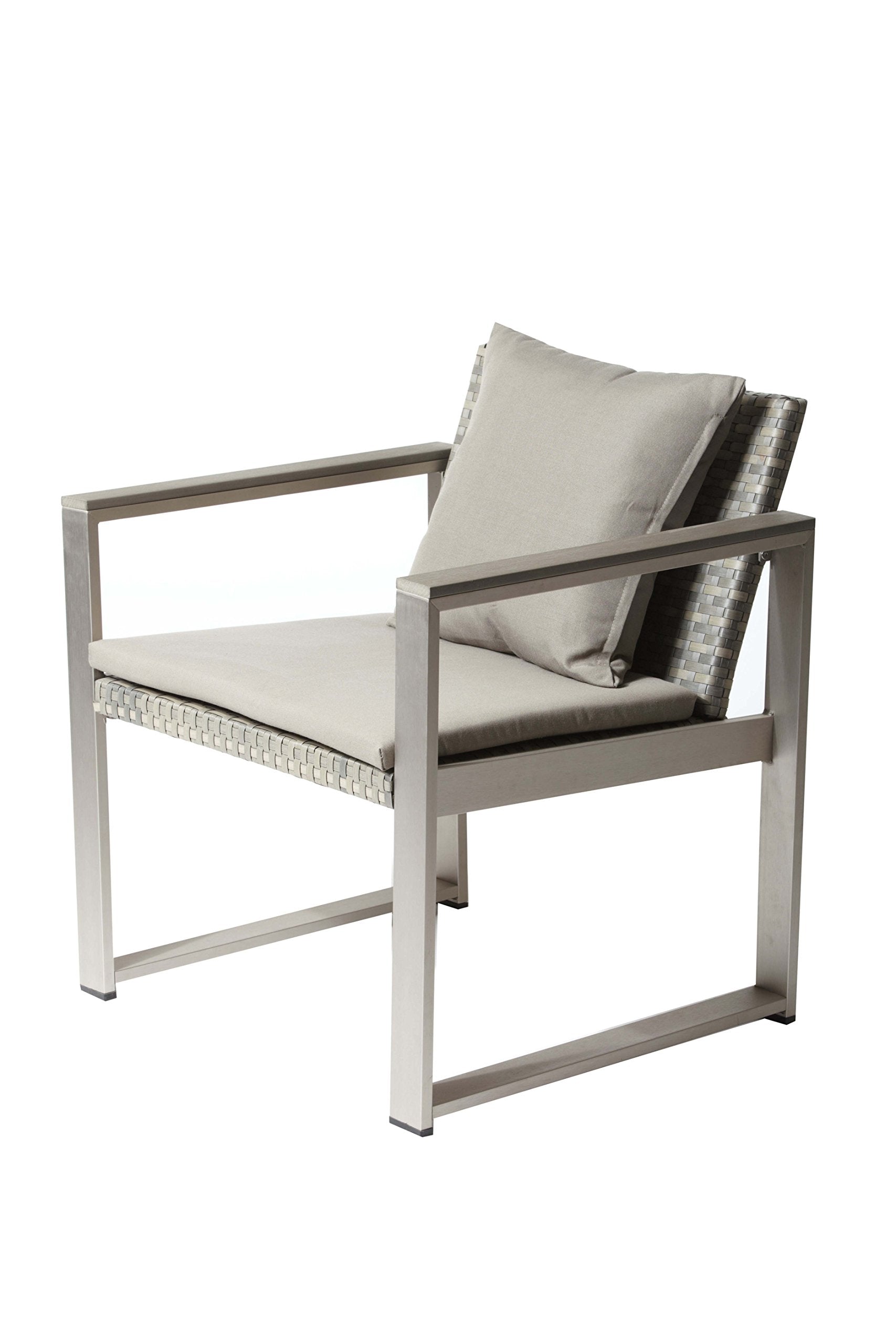 Pangea Home Chester Ch Brshgy Chair, Grey