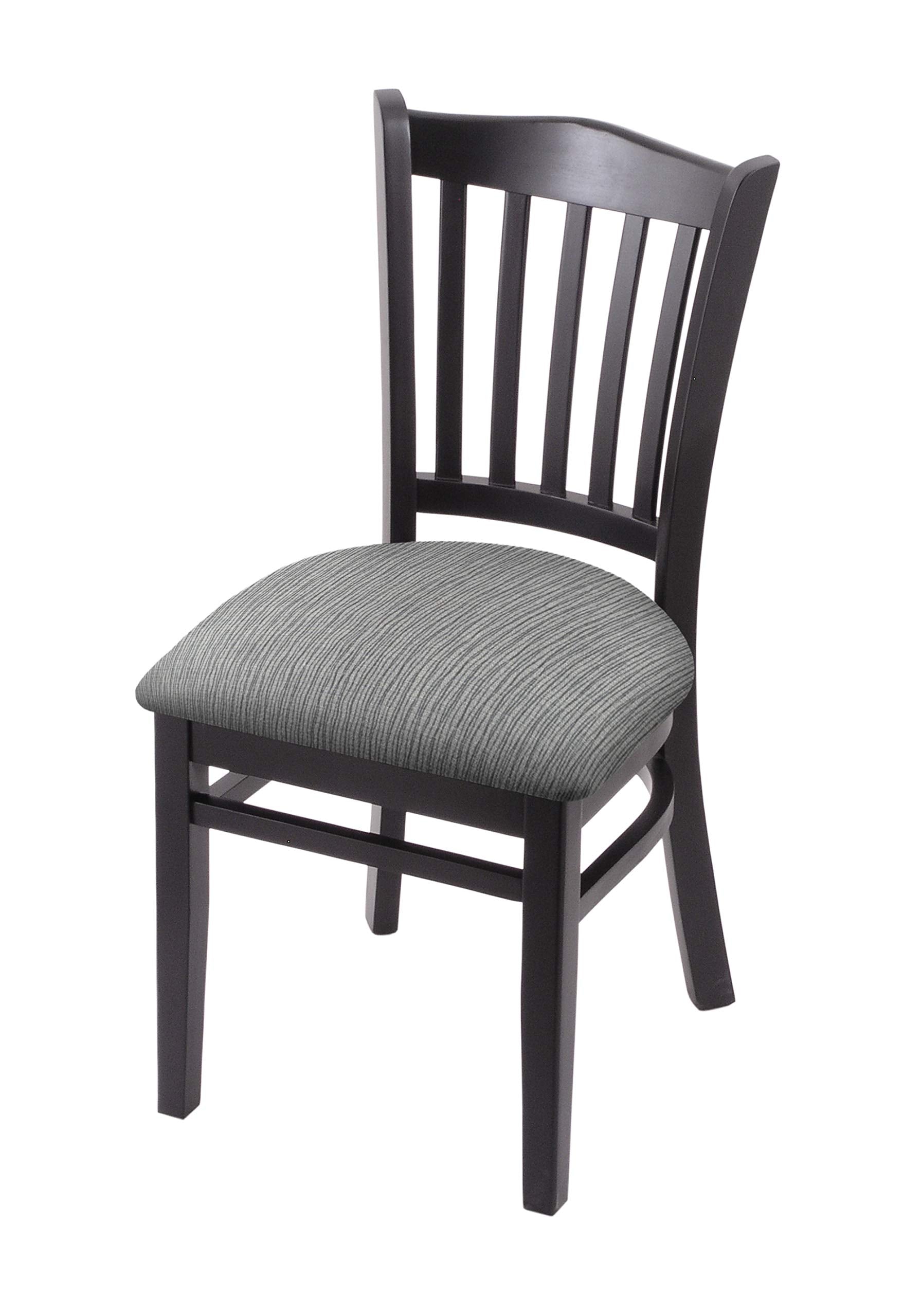 Holland Bar Stool Co. 3120 18 Chair with Black Finish and Graph Alpine Seat