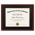 upsimples 11x14 Diploma Frame Certificate Degree Document Frame with High Definition Glass, 1 Pack Diploma Frames 8.5 x 11 with 