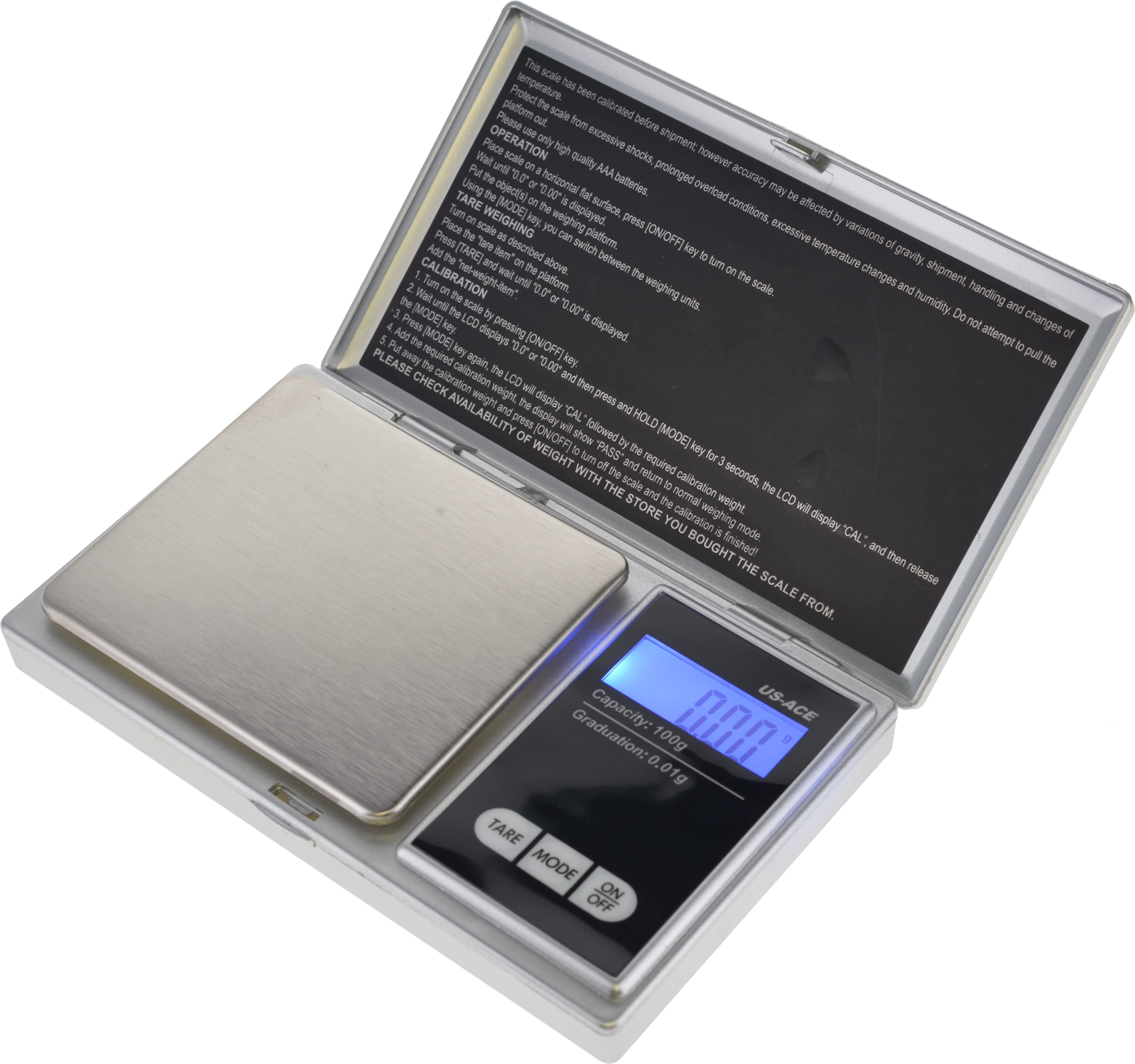 Us Balance Us-Ace 100G X 0.01G Digital Pocket Scale