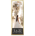 wallsthatspeak 9x30 Gold Picture Frame for Puzzles Posters Photos or Artwork