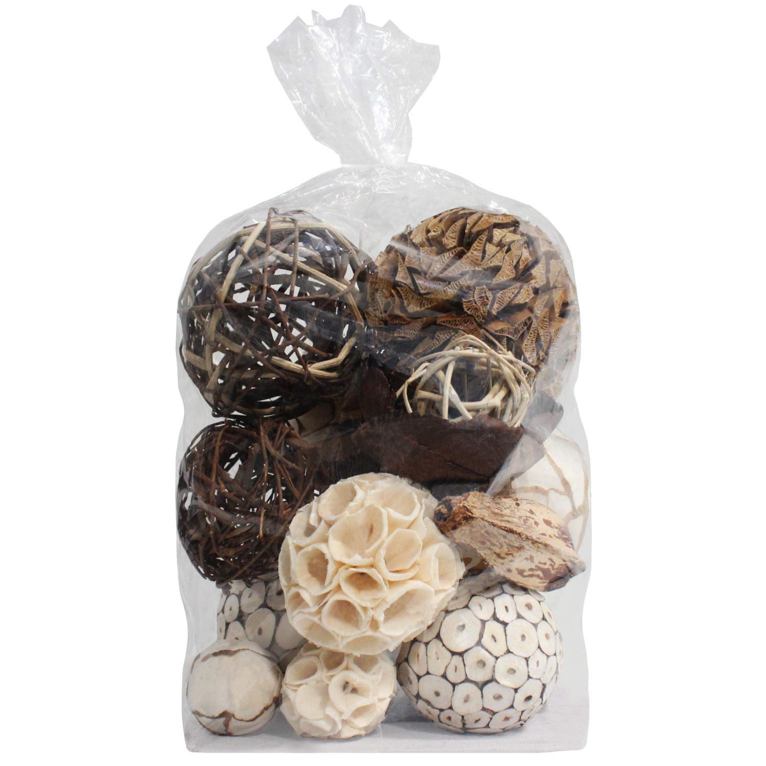 Blue Donuts Decorative Balls for Centerpiece  Decorative Bowl Fillers, Assorted Rattan Wicker Balls Orb Grapevine Ball, Vase Fil