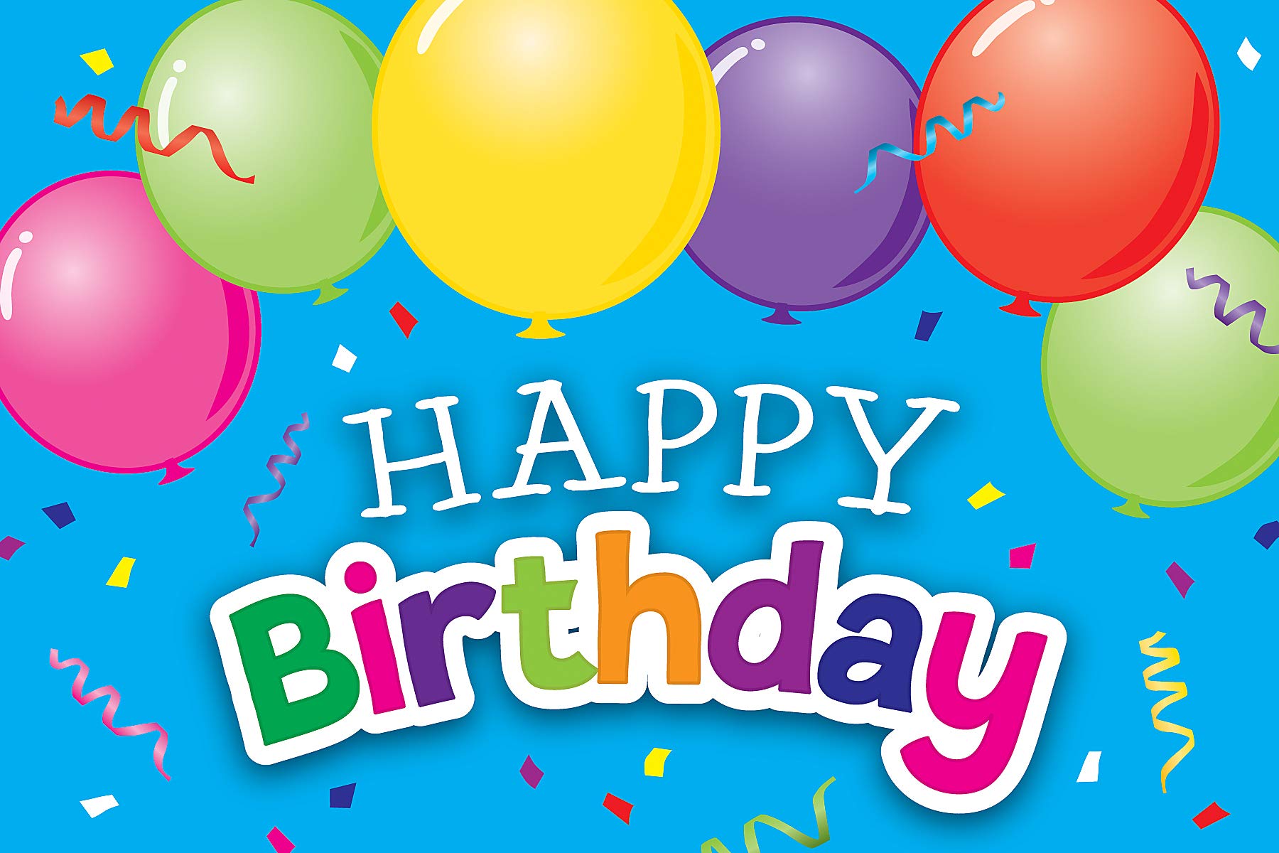 Teacher Created Resources Happy Birthday Balloons Postcards, Pack of 30