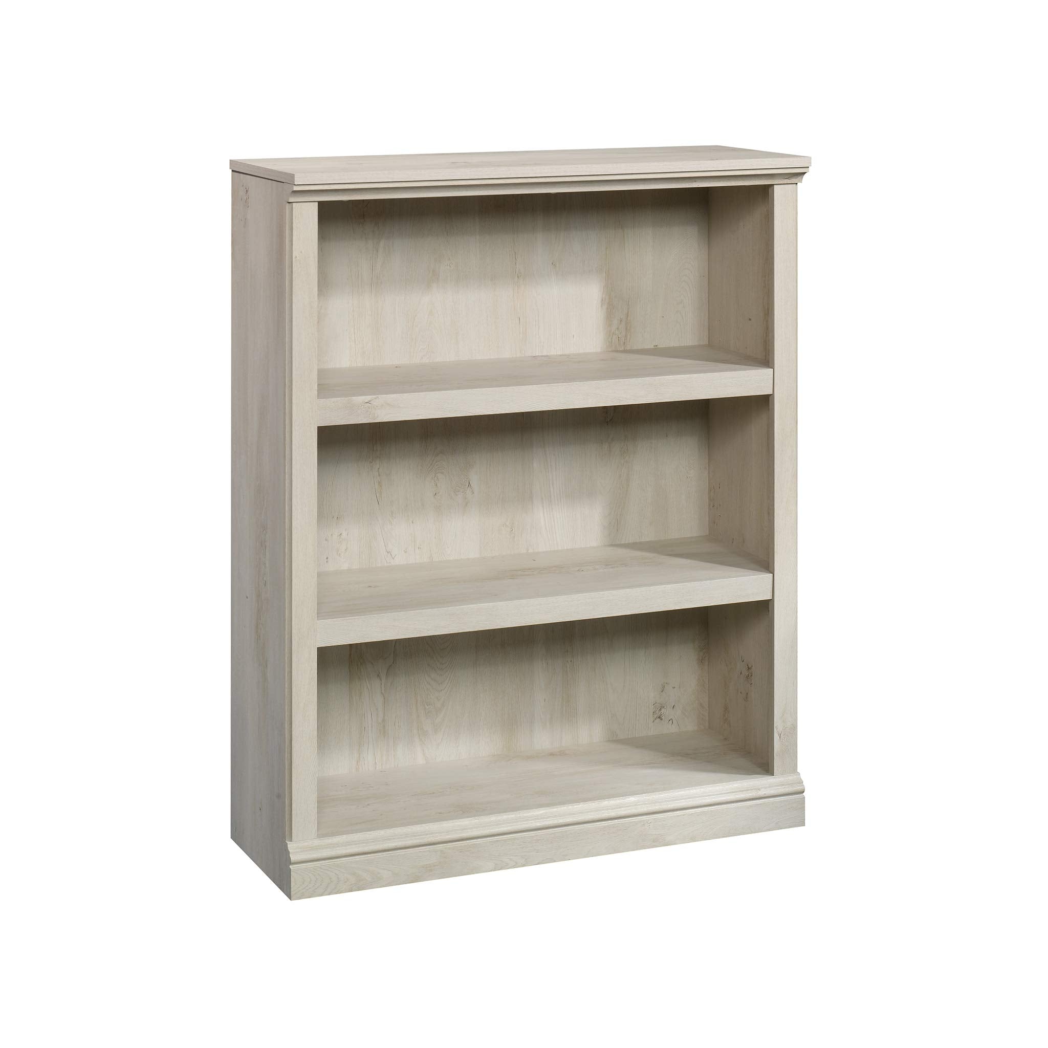 Sauder 3 Tier Book Shelf Wooden Bookcase Multipurpose Bookshelf For Home Office, Living Room, In Laurel Oak