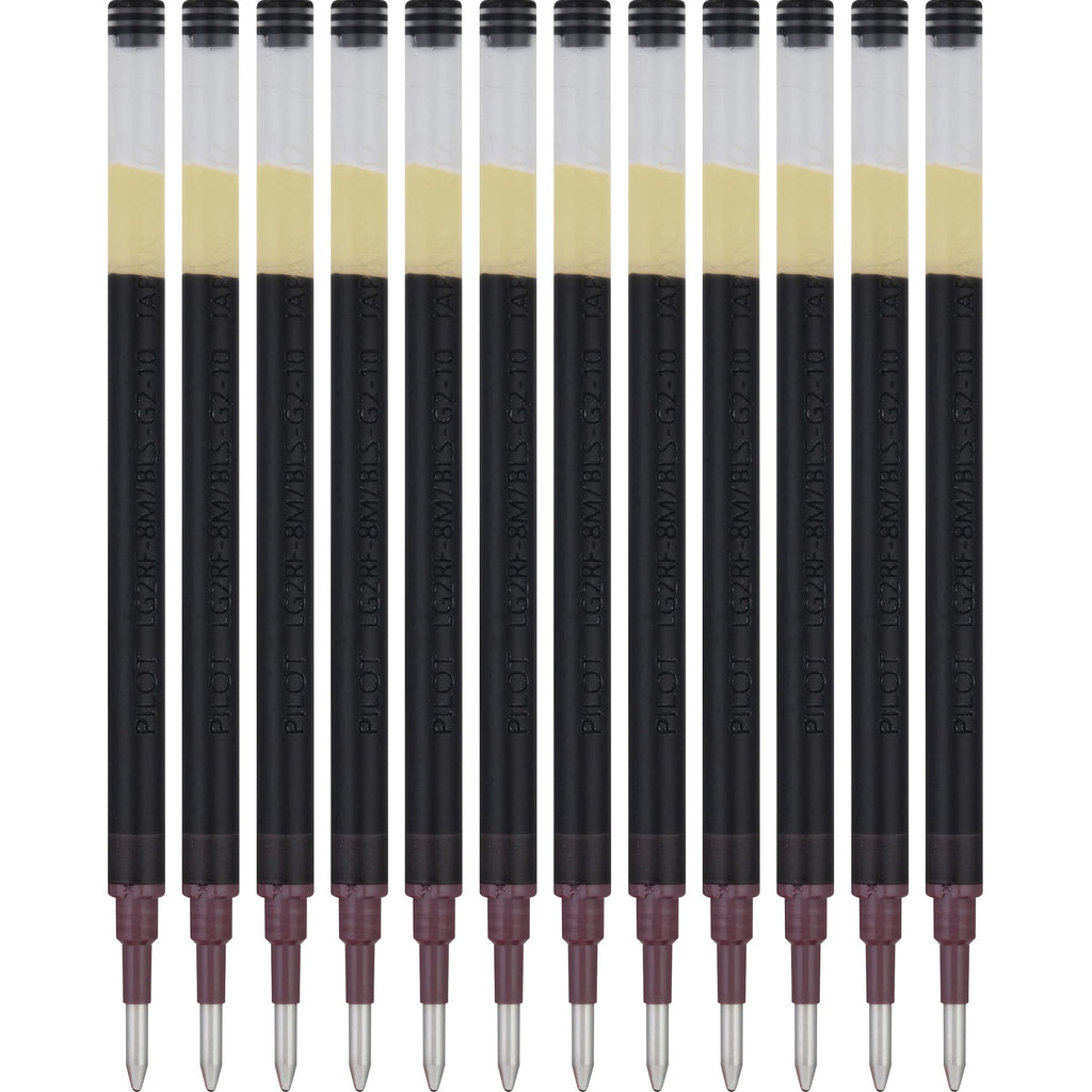 PILOT G2 Gel Ink Refills, Bold Point 1.0mm, Black Ink, 12-Pack, Model 18538