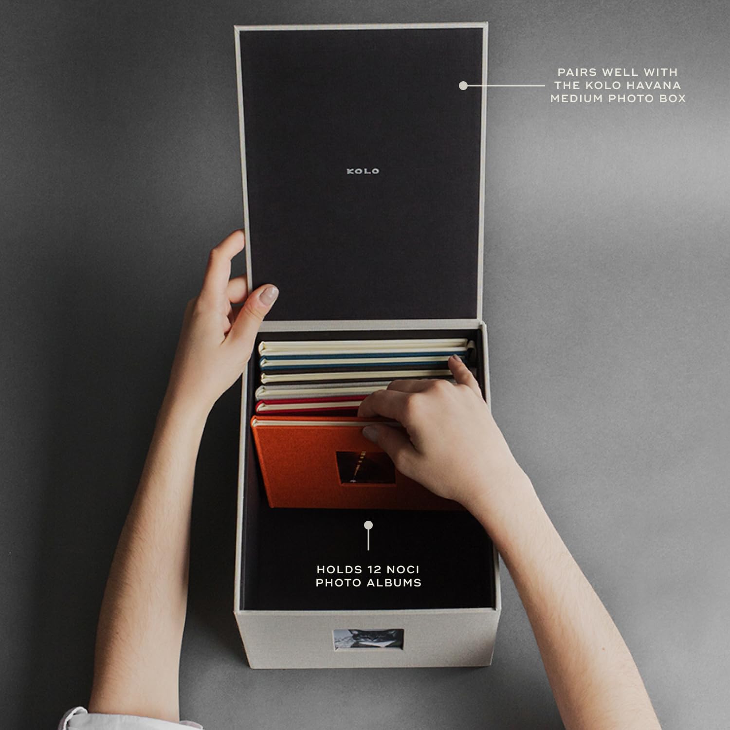 Kolo Noci Small 4X6 Photo Album, Holds 24 Photos, Ideal For Weddings And Baby Books, Ivory