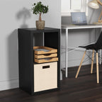 Closetmaid 4540 Decorative Open Back 2-Cube Storage Organizer, Black