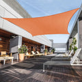 Awnpro 2' X 6' Shade Sails 180Gsm Rectangular Shade Sails Sun Rays Blocking Patio Garden Outdoor Facilities Orange