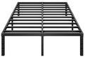 Hlipha Metal Platform Bed Frame 18 Inch Tall Bed No Box Spring Needed,Full Size Bed With Heavy Duty Strong Support Slats,Easy To