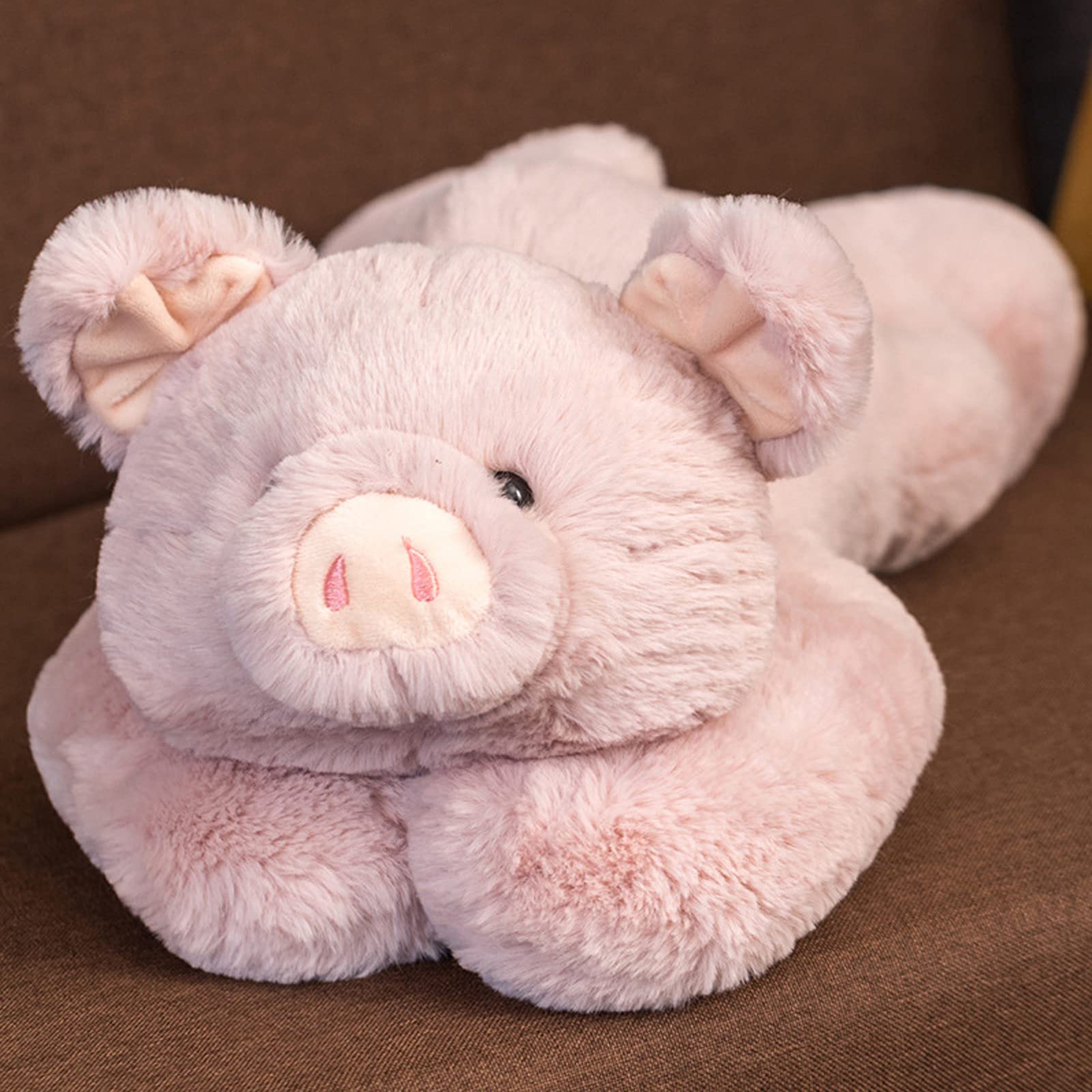 ronivia Weighted Pig Stuffed Animal Toy 29.5" 6.2lbs Pink Plush