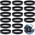 Outus Sectional Couch Connectors Small Sofa Couch Straps Rubber Bands For Sliding Sofa, Black