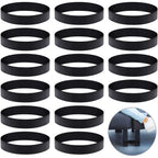 Outus Sectional Couch Connectors Small Sofa Couch Straps Rubber Bands For Sliding Sofa, Black