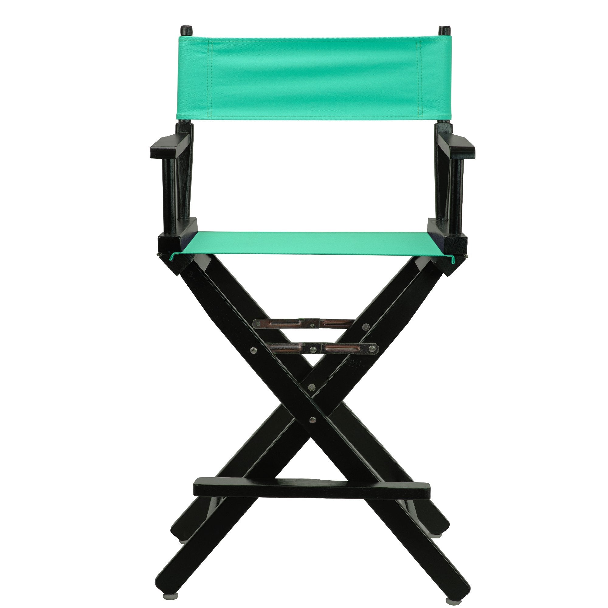 Casual Home 24" Director's Chair Black Frame-with Teal Canvas, Counter Height