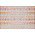 Seabreeze Sz16 Orange Coastal Rug Rectangle 8' X 10'