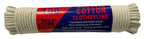 #7 7/32'' x 100 ft Scottie Cotton Clothesline White