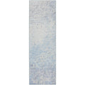 Winslow Wl3 Blue Transitional Rug Runner 2' 6" X 12'