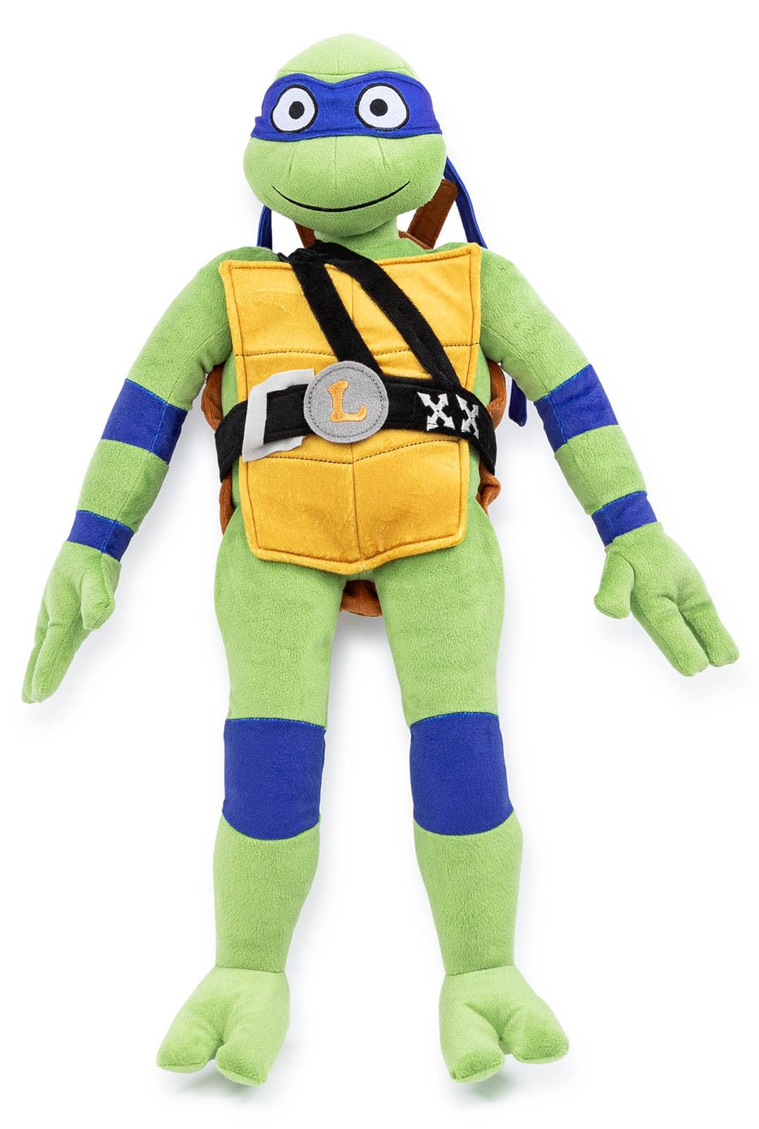 Nickelodeon Teenage Mutant Ninja Turtles Leonardo Plush Pillow Buddy - Super Soft Stuffed Character Pillow - Polyester Microfibe