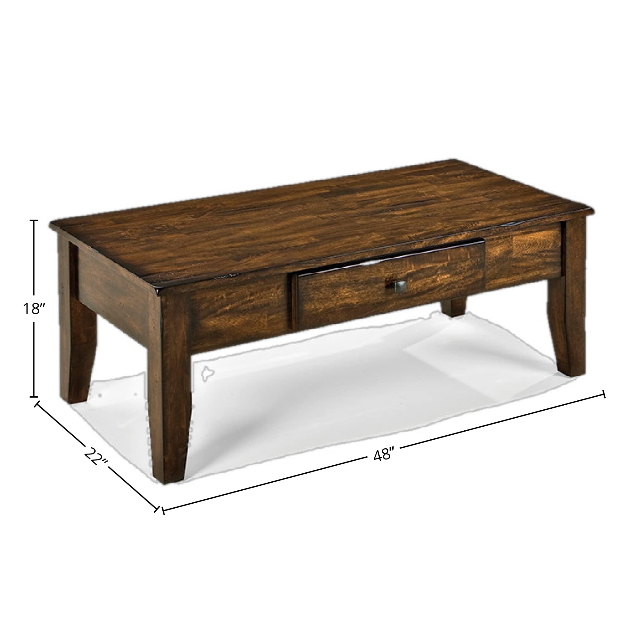 Intercon Kona Coffee Table, Rasin