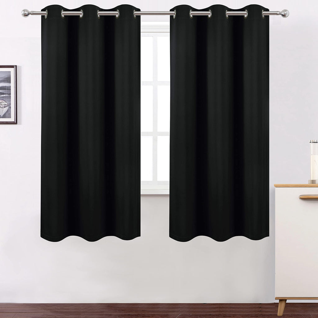 Lemomo Light Beige Thermal Blackout Curtains/40 X 72 Inch/Set Of 2 Panels Room Darkening Curtains For Bedroom And Living Room