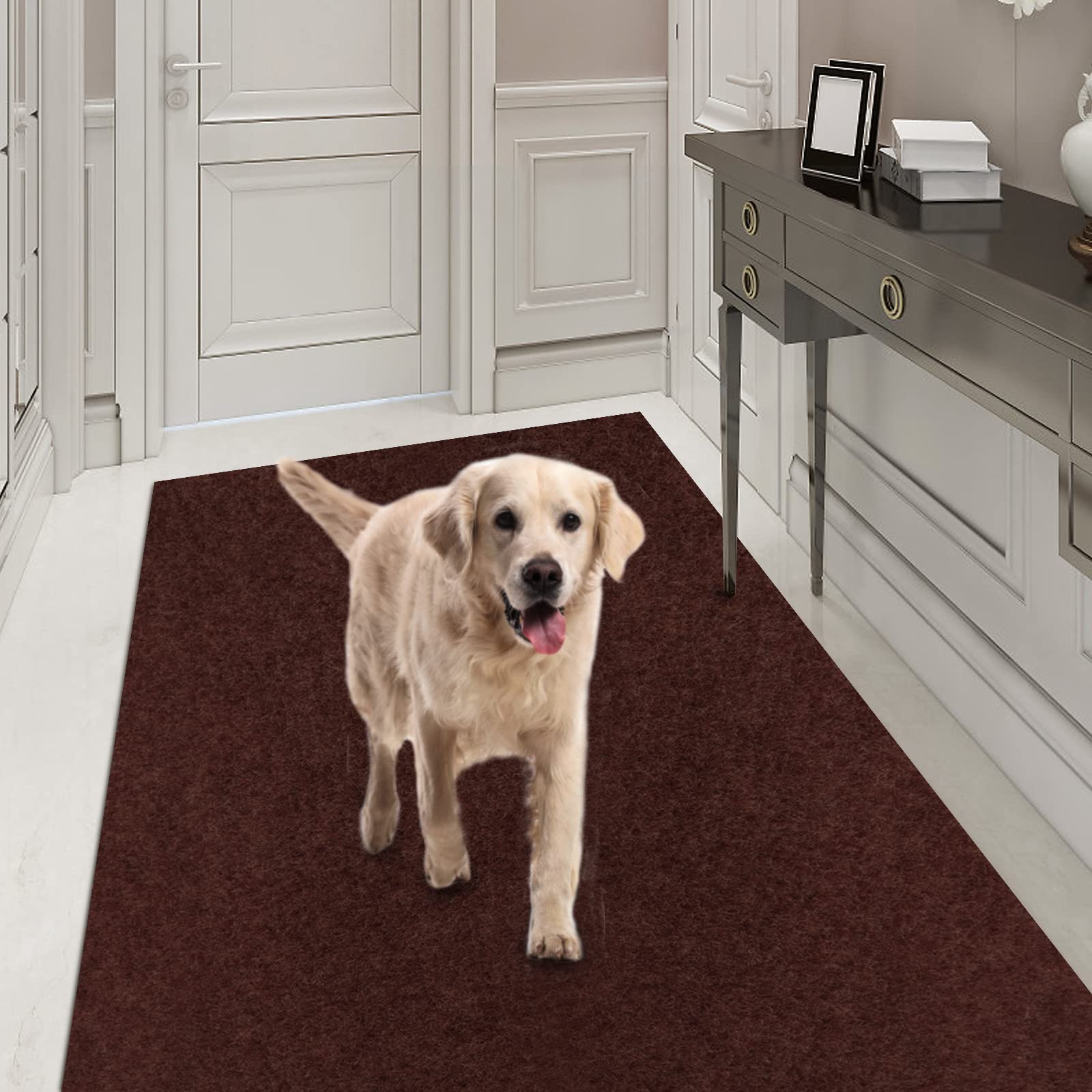 Runner Rug 3FT x 75FT, AYOHA 2'-82' Utility Carpet Runner for Entryway Hallway Aisles Balcony Garages, Area Rugs with Non-Slip R