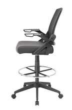 Boss Office Products Drafting Stool With, Black