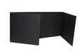 12 X 48 Study Carrel Black/Black Foam Pack Of 24