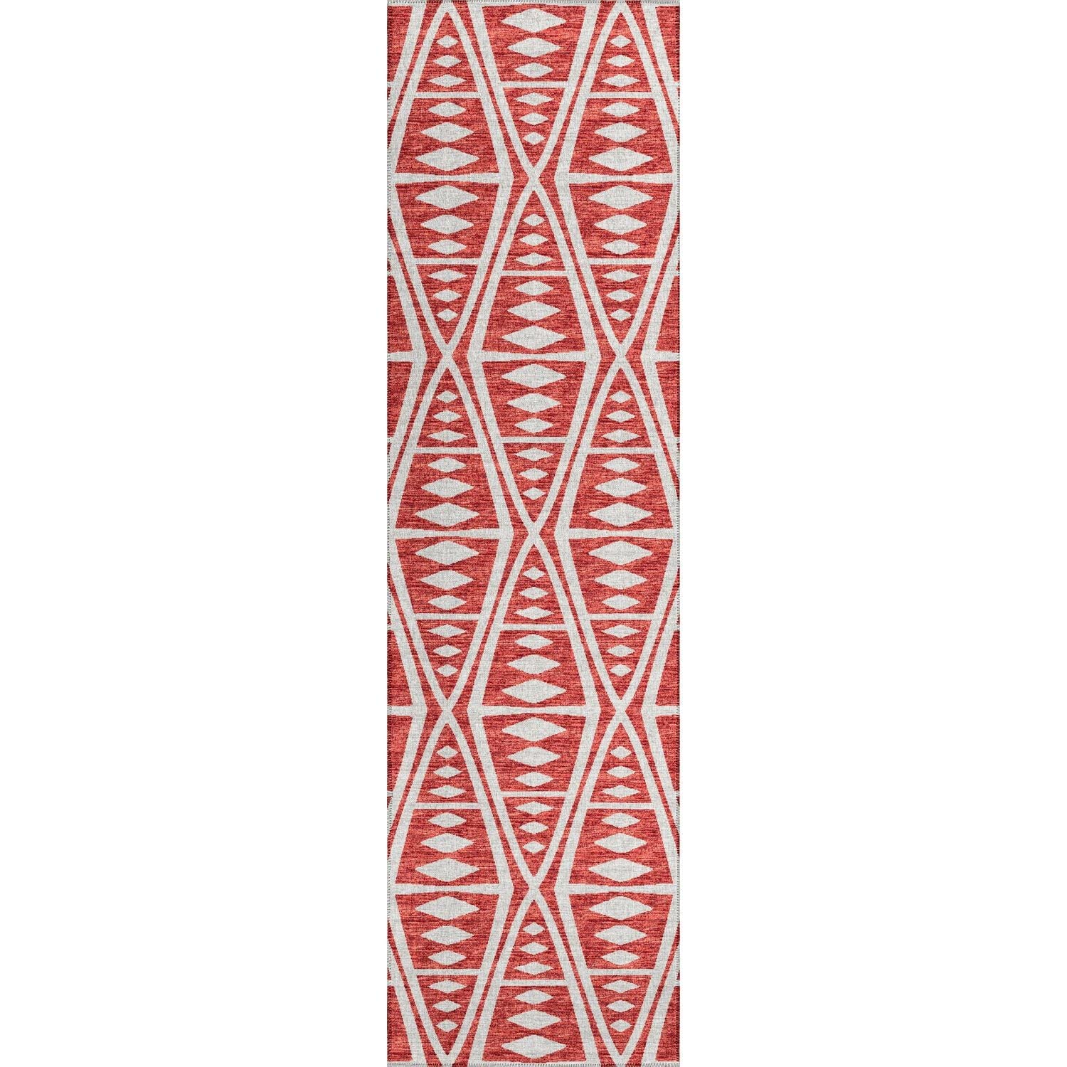 Sedona Sn6 Red Southwestern Rug Runner 2' 3" X 7 ' 6"