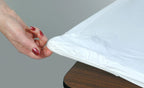 Kwik-Covers 6' Rectangular Plastic Table Covers 30' X 72' (6 Feet), Bundle Of 10 - Indoor Or Outdoor Fitted Table Covers For Banquet Tables (White)