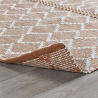 Kosas Home Sonora 24 X 36 Polyester Fabric Accent Rug In Terracotta/Ivory