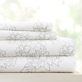 Linen Market Queen Sheets Set (Vines Gray) - Sleep Better Than Ever - Soft & Cooling Queen Sheets - Deep Pockets Fit 16' Thick