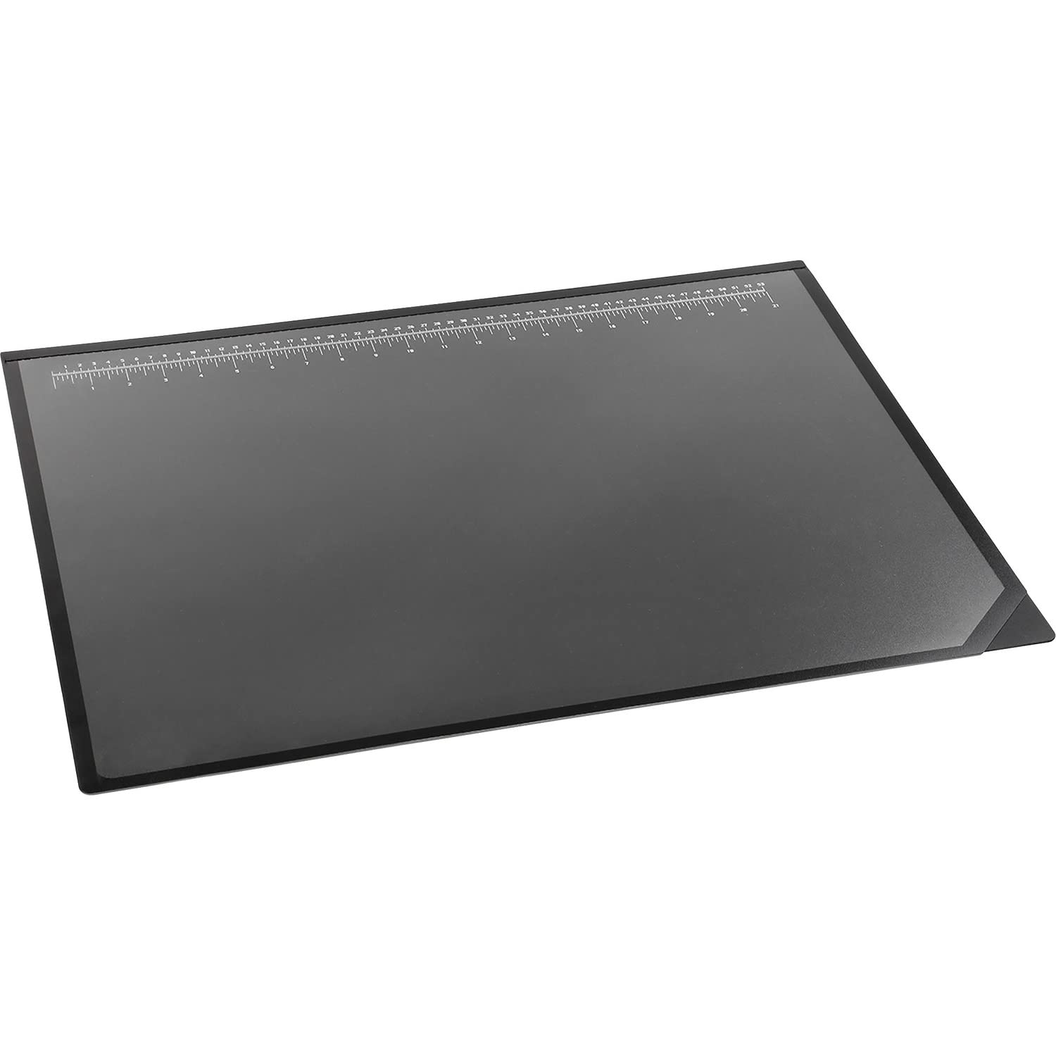 Artistic 41200 Office Products 20' X 31' Logo Pad Lift-Top Desktop Organizer Desk Mat, Black/Clear