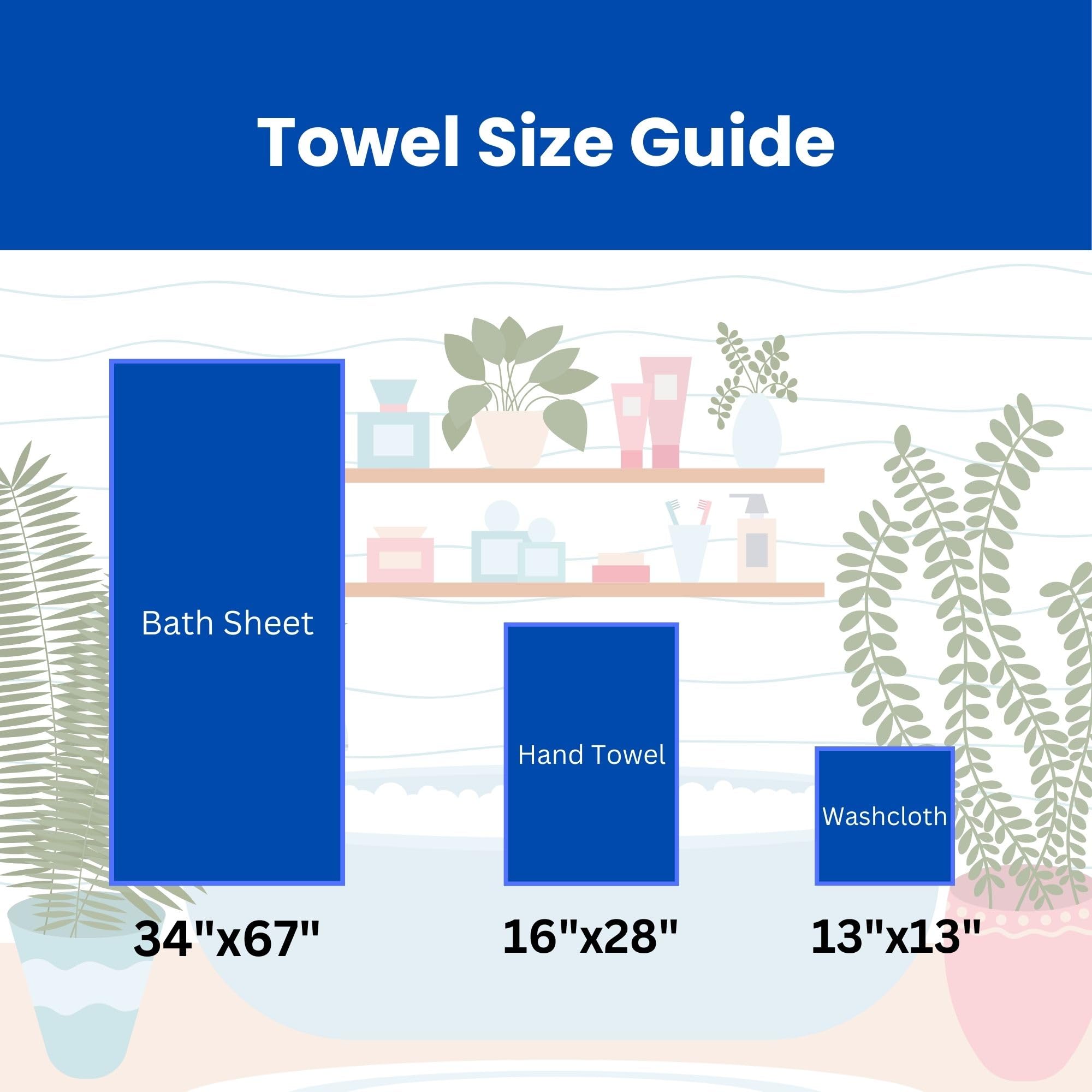 Sea Me At Home Luxurious Hand Towel For Bathroom With Waffle Texture, 100% Turkish Cotton Hand Towel, Hair Towel (Hand Towel, Mu