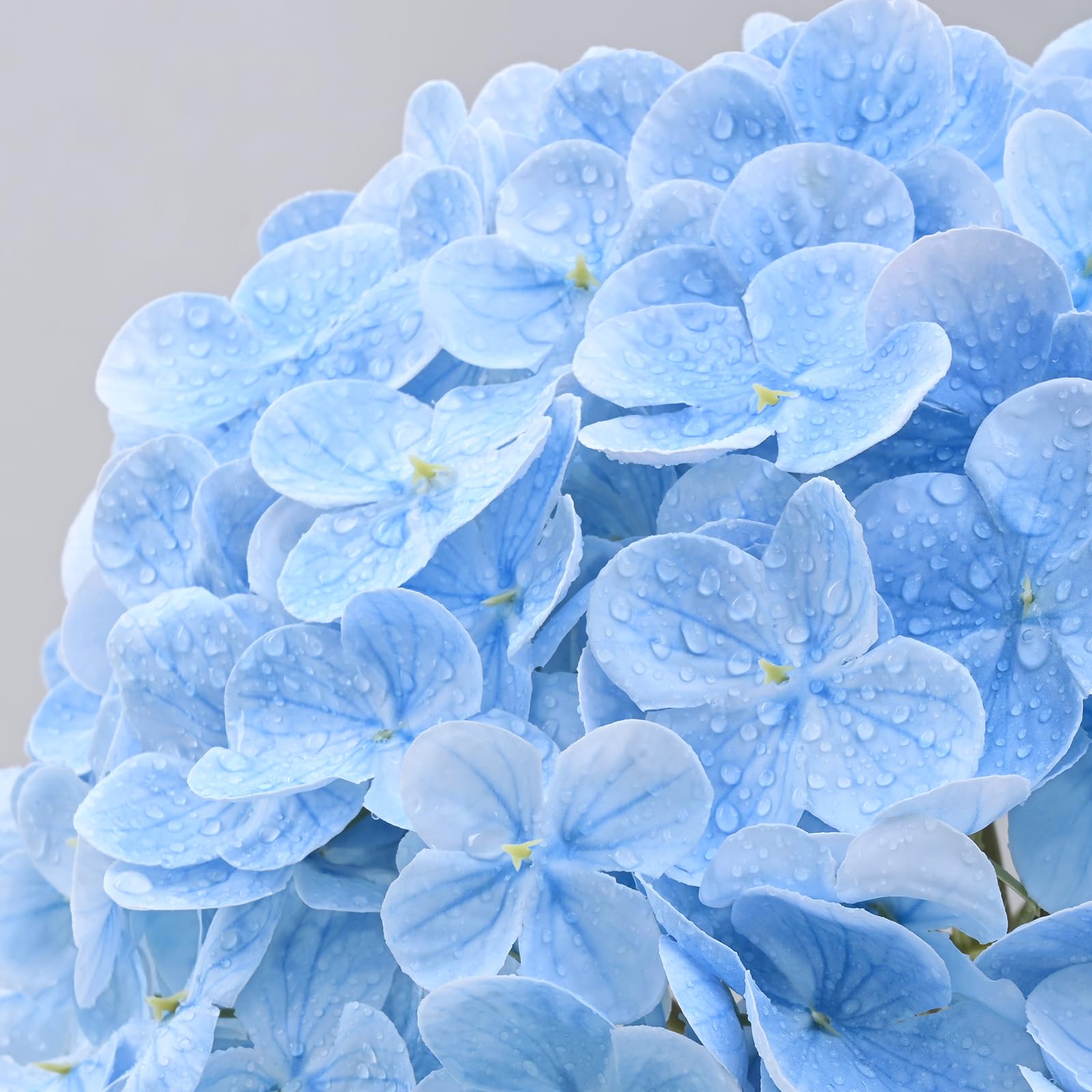 Martine Mall 3Pcs 21In Hydrangea Artificial Flowers, Latex Real Touch Hydrangeas Lifelike Large Hydrangea Flowers For Home Decor