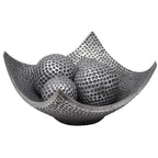 Seraphic 5pc Bowl Table Centerpieces for Dining Room, Large Decorative Bowls for Coffee Table Decor, Kitchen, Orbs/Balls Include