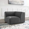 Modway Eei-3871-Cha Restore Sectional Sofa Corner Chair, Charcoal