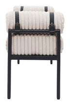 Zuo Barrow Bench Cream