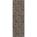 Delano Da1 Brown Transitional Rug Runner 2' 6" X 8'