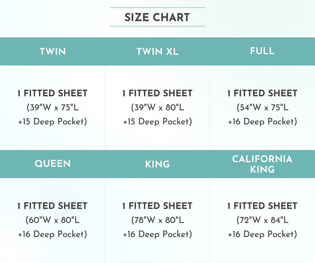 California Design Den Deep Full Size Fitted Sheet, Deep Pocket Soft 400 Thread Count 100% Cotton Sateen, No Pop-Off Elastic, Dur