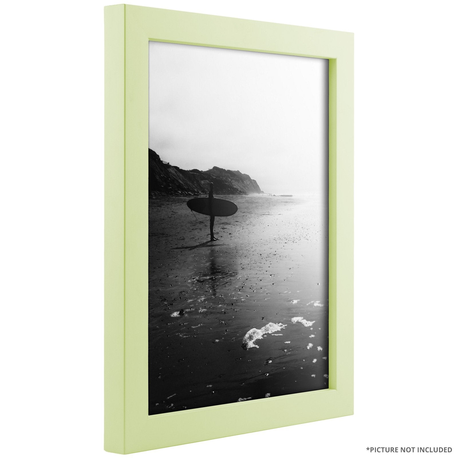 Craig Frames Confetti, Modern Light Green Picture Frame, 8 X 10 Inch