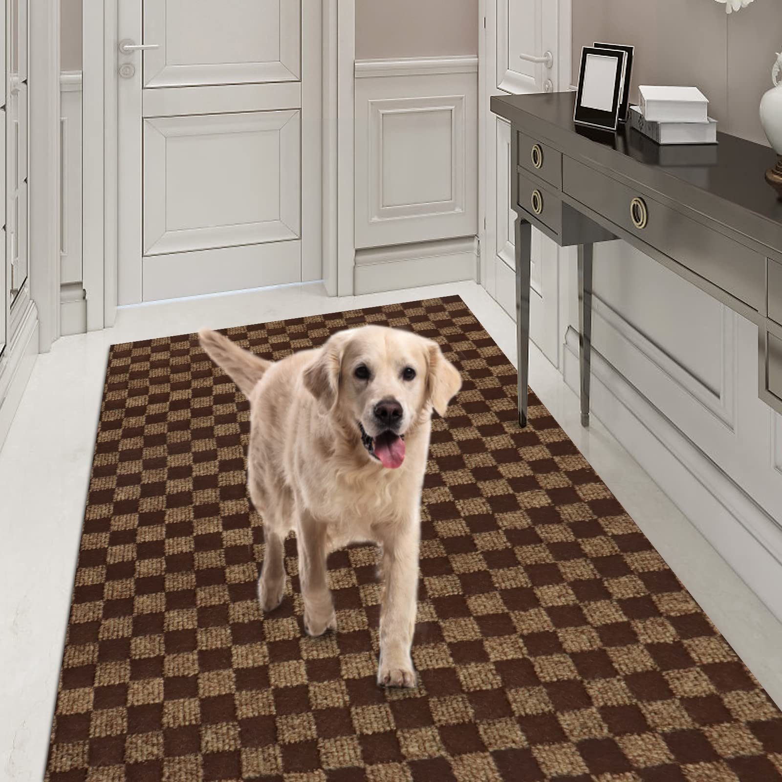 Runner Rug 3FT x 7FT, AYOHA 2'-82' Utility Carpet Runner for Entryway Hallway Aisles Balcony Garages, Area Rugs with Non-Slip Ru