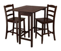 Winsome Wood Round Glass Coffee Table